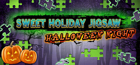 Sweet Holiday Jigsaws: Halloween Night banner