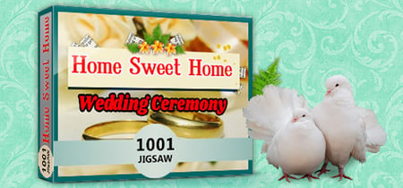 1001 Jigsaw Home Sweet Home Wedding Ceremony banner