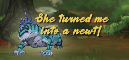 She turned me into a newt! banner