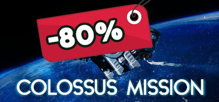 Colossus Mission - adventure in space, arcade game banner