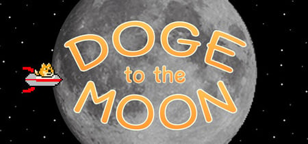 Doge to the Moon banner