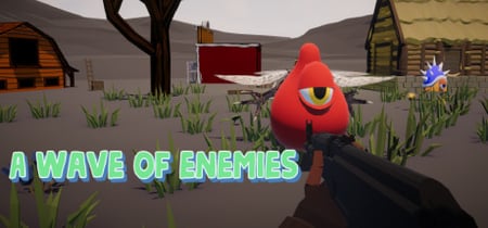 A wave of enemies banner