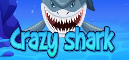 Crazy shark banner