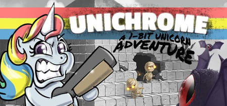 Unichrome: a 1-Bit Unicorn Adventure banner