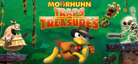 Moorhuhn 'Traps and Treasures' banner