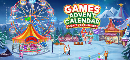 Games Advent Calendar - 25 Days - 25 Surprises banner