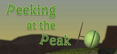 Peeking at the peak banner