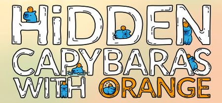 Hidden Capybaras with Orange banner