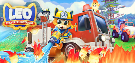 Leo: The Firefighter Cat banner