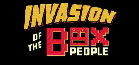 INVASION OF THE BOX PEOPLE banner