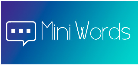Mini Words - minimalist puzzle banner