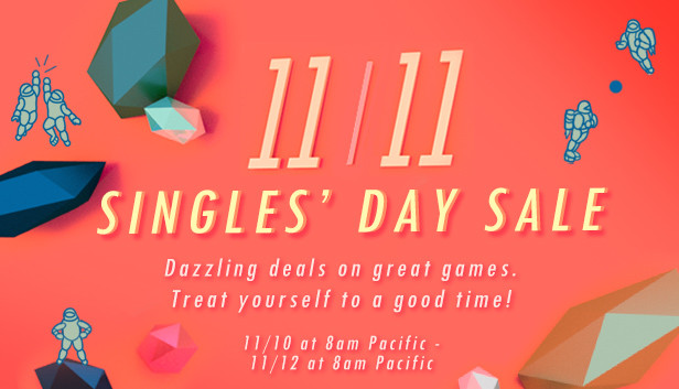 Singles Day Steam Sale Banner (2019)