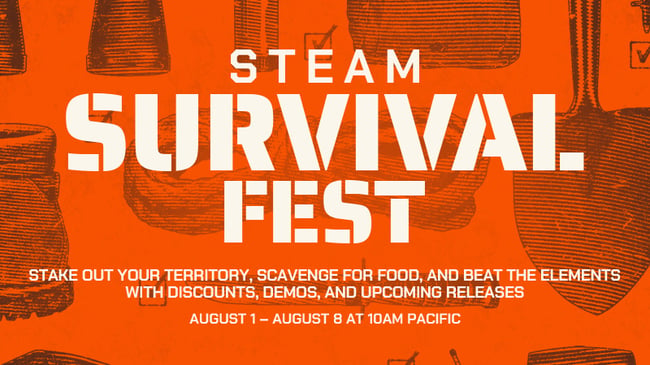 Survival Fest Steam Sale Banner (2022)
