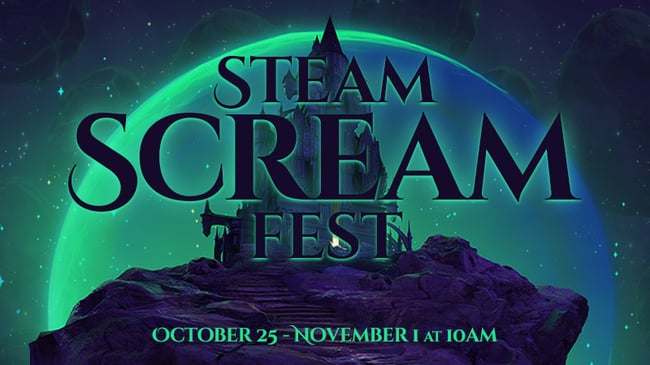 Scream Fest Halloween Steam Sale Banner (2022)