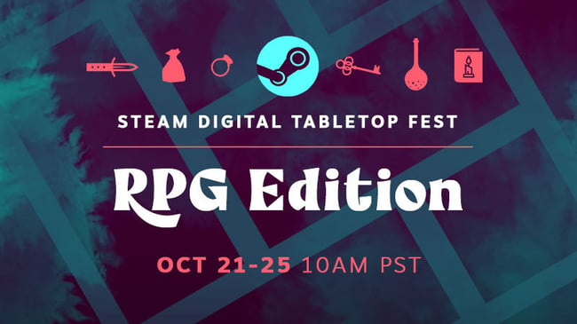 Digital Tabletop Fest Steam Sale Banner (2021)