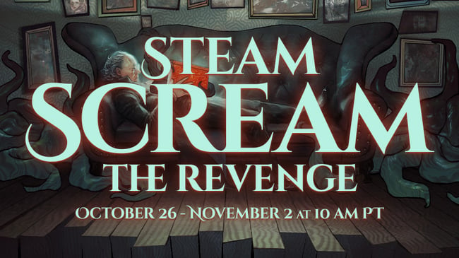 Scream Fest Halloween Steam Sale Banner (2023)